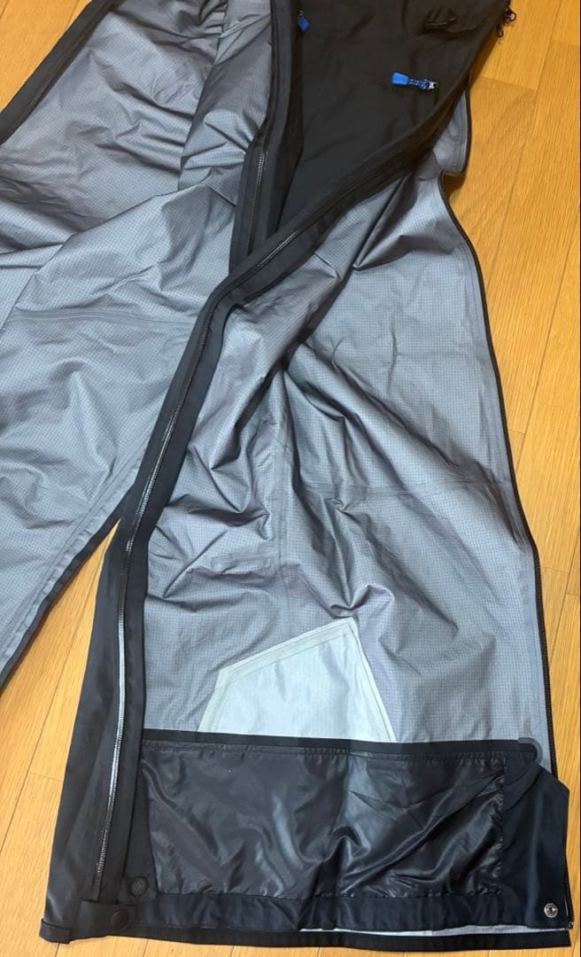 モンベル ドロワットパーカー、パウダートラック ビブ XSサイズ美品