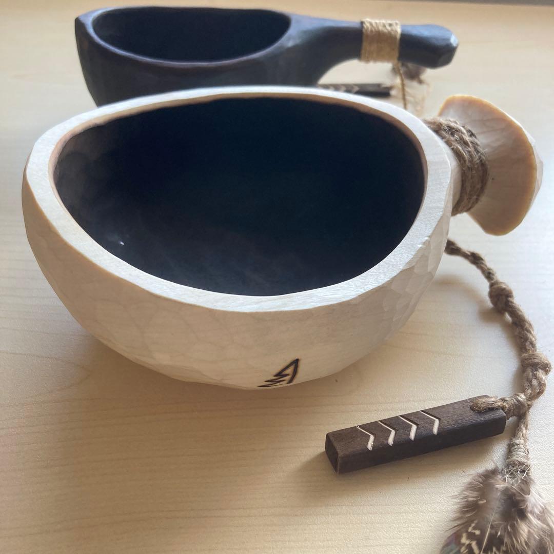 特注品【新品】ソウルオブシベリア　ボウルタイプ　大容量　ククサ　No.9011