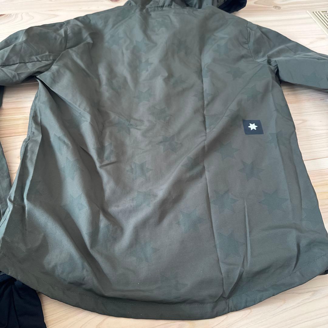SAYSKY XSウィンドブレーカー 星柄オリーブ