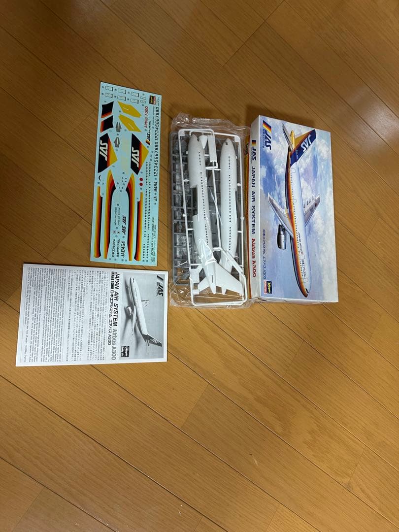 ハセガワ JAS A-300 エアバス　プラモデル　3点セット