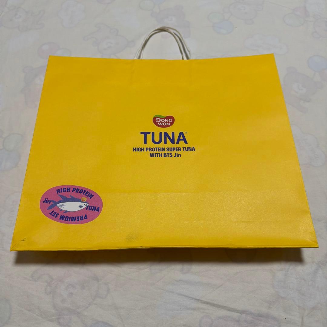 【新品未開封】BTS Jin ドンウォン限定版 ツナ12缶セット シール2種