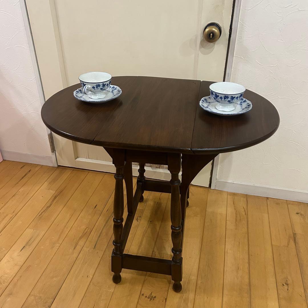 ☆アンティーク☆ バタフライテーブル　オーバル　松本民芸家具　コーヒーテーブル