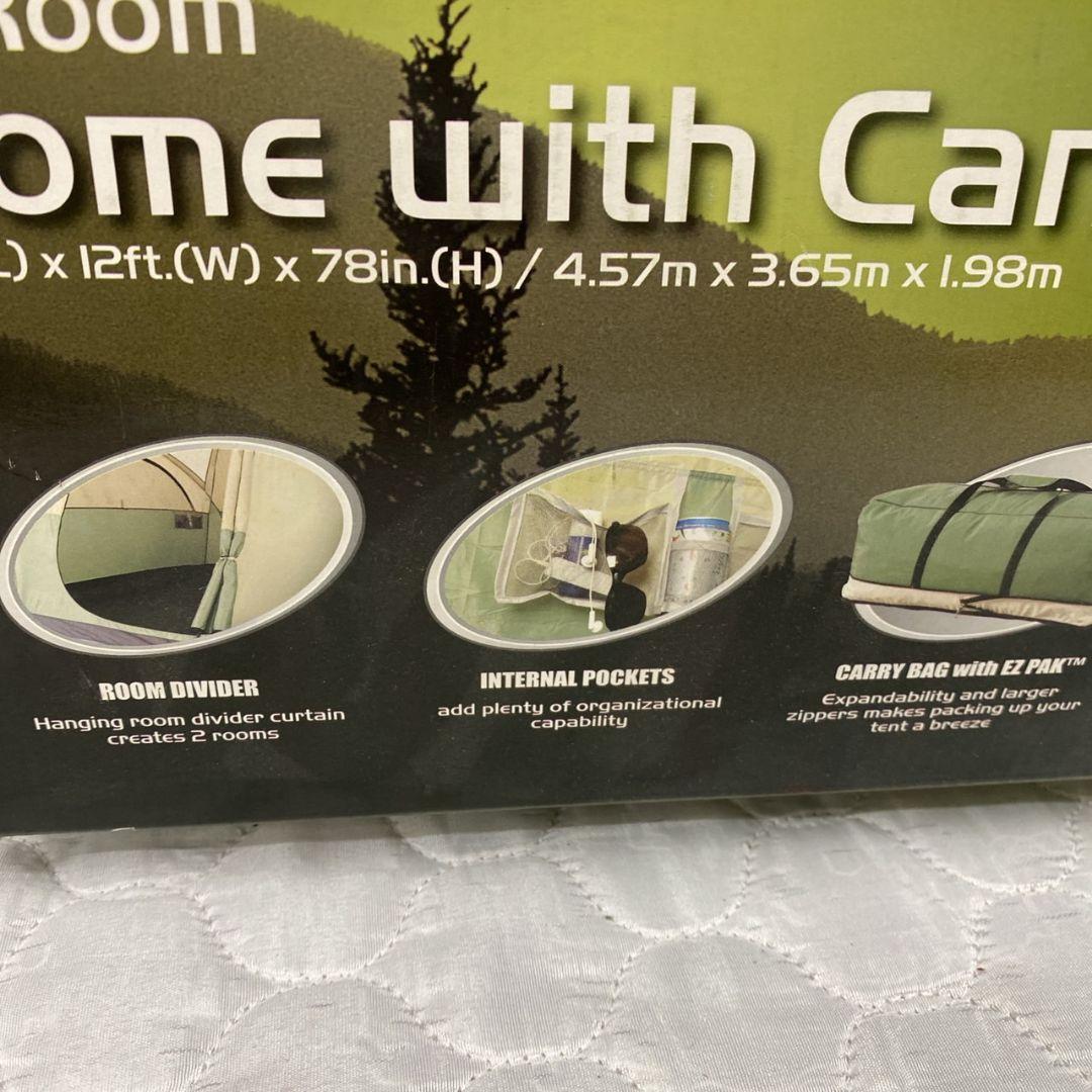 334 未使用 ノースポール 2ルームドーム ファミリーテント