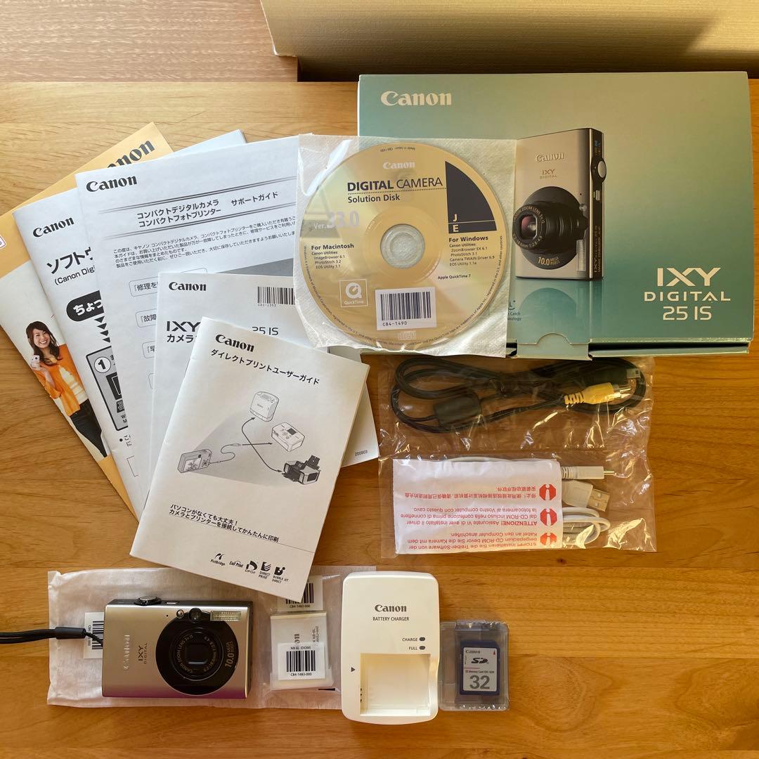 【美品】Canon IXY DIGITAL 25IS デジカメ コンデジ