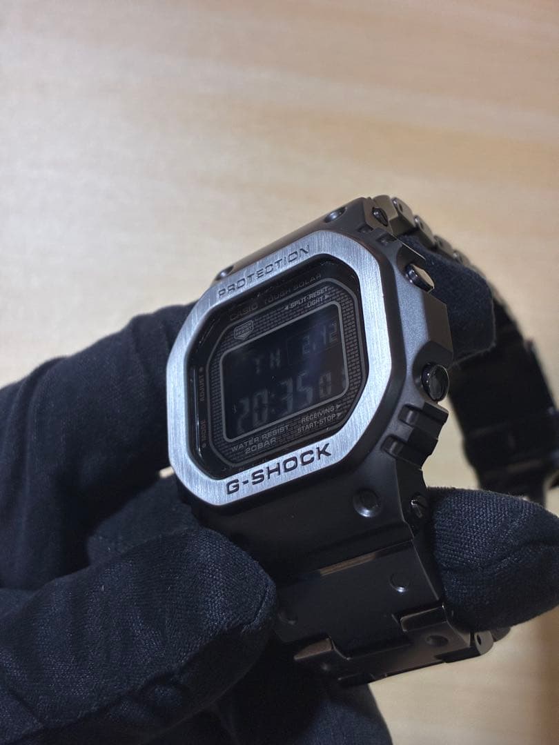 カシオ GMW-B5000MB　フルメタル　マットブラック　美品