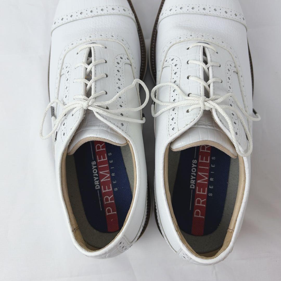 美品✨ フットジョイ ゴルフ ドライジョイズ プレミア ターロウ 27cm