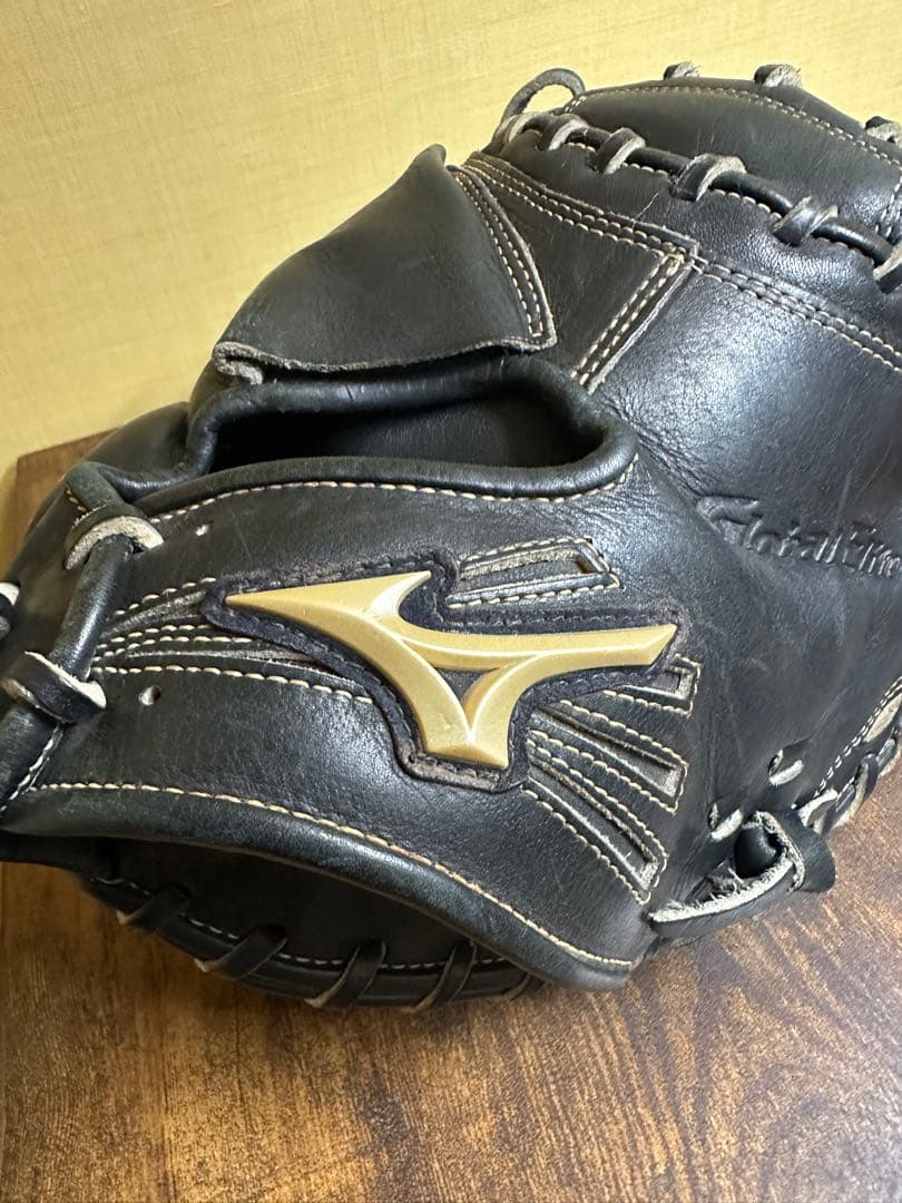 ミズノ グローバルエリート 軟式 キャッチャーミット ブラック