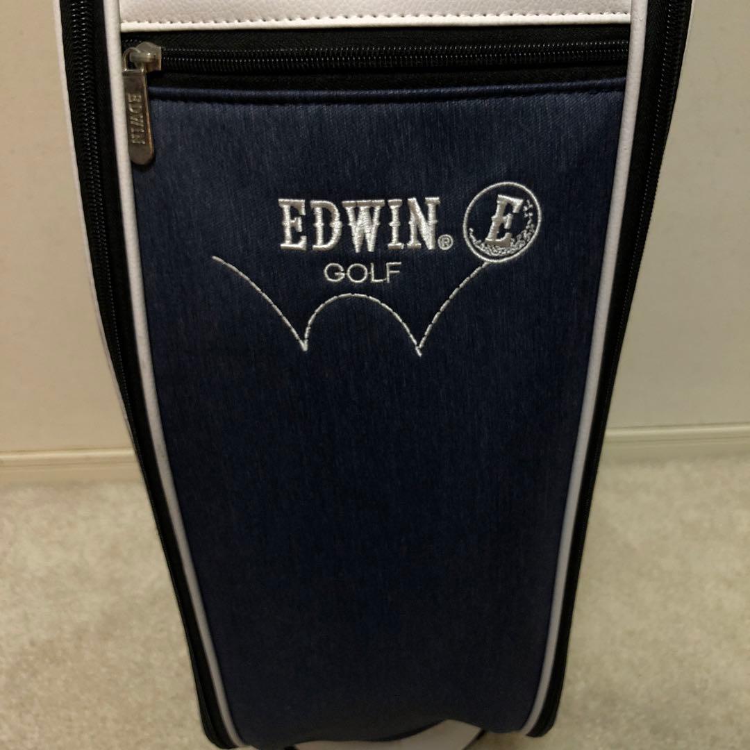ほぼ未使用❗️希少　完売品❗️EDWIN キャディバッグ & ヘッドカバーセット