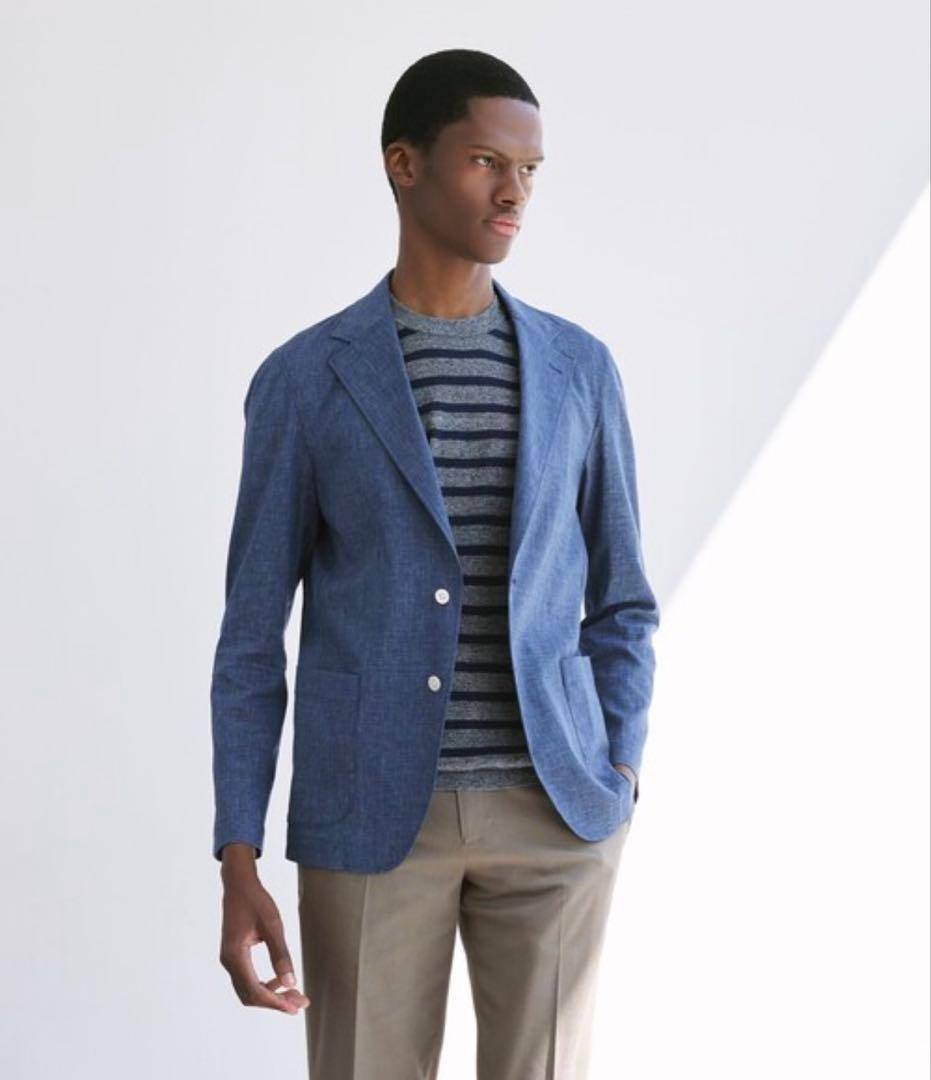 マッキントッシュロンドン テーラードジャケット SOLOTEX リネンジャケット