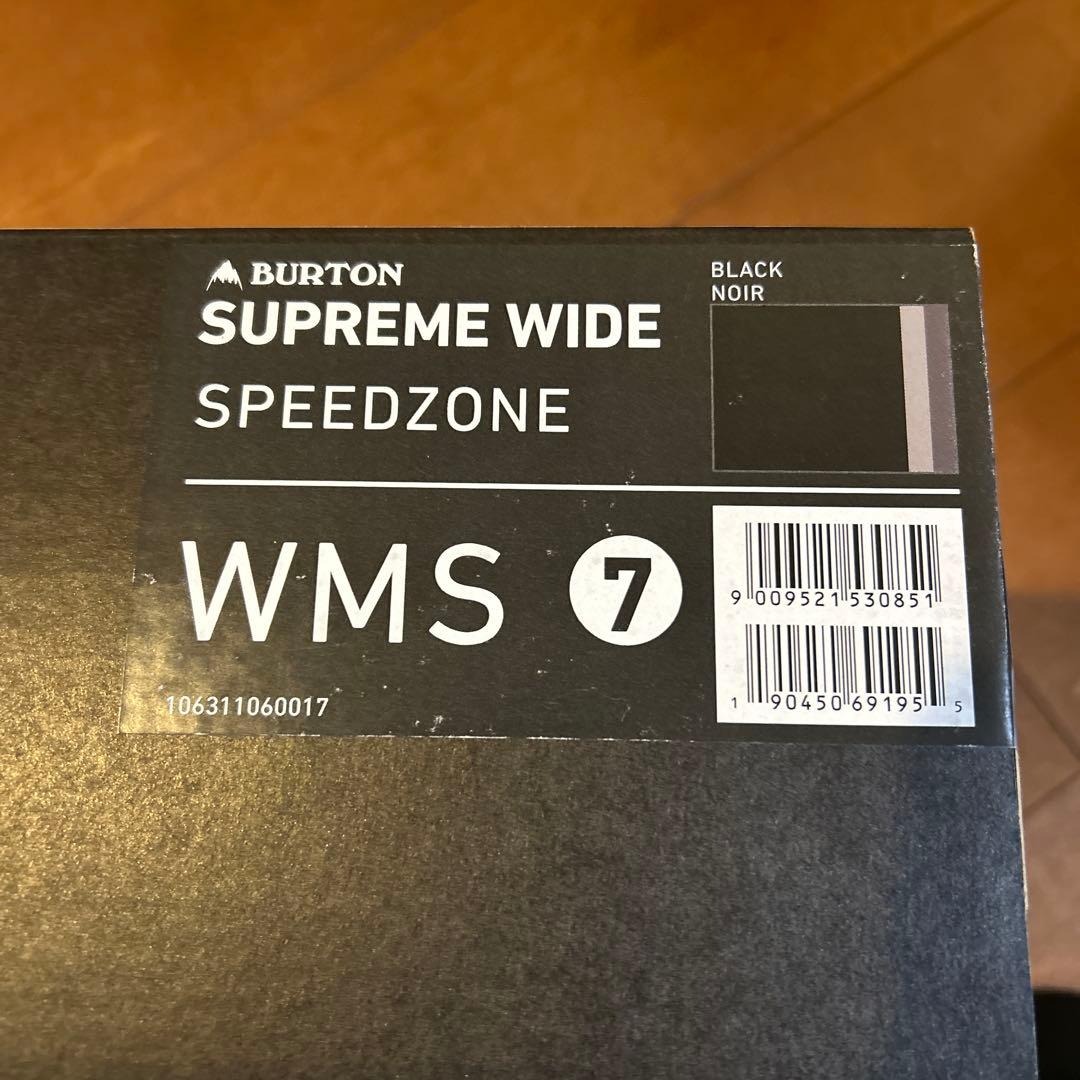 BURTON SUPREME WIDE SPEEDZONE スノーボードブーツ