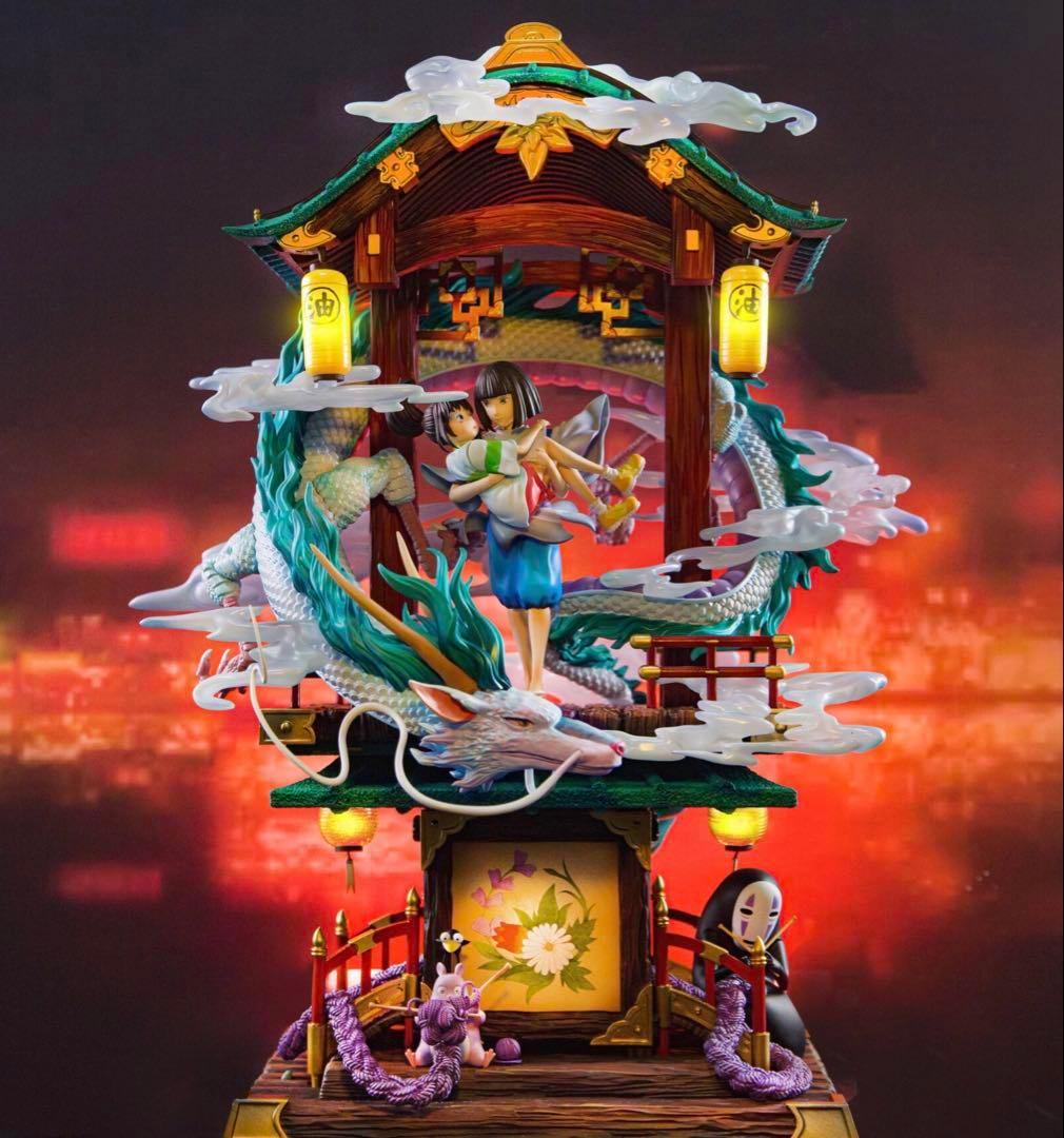 荻野・千尋 & ハク　千と千尋の神隠し　フィギュア　ガレージキット