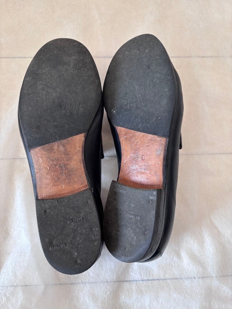 グッチGUCCI ☆ホースビットレザー ローファー 保存袋付きモカシン