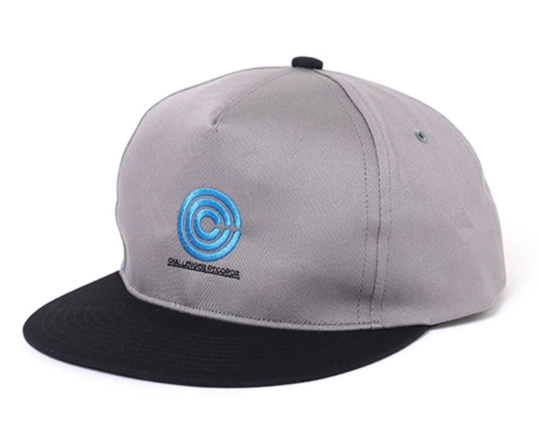 帽子 CHALLENGER RECORDS CAP GRAY x BLACK