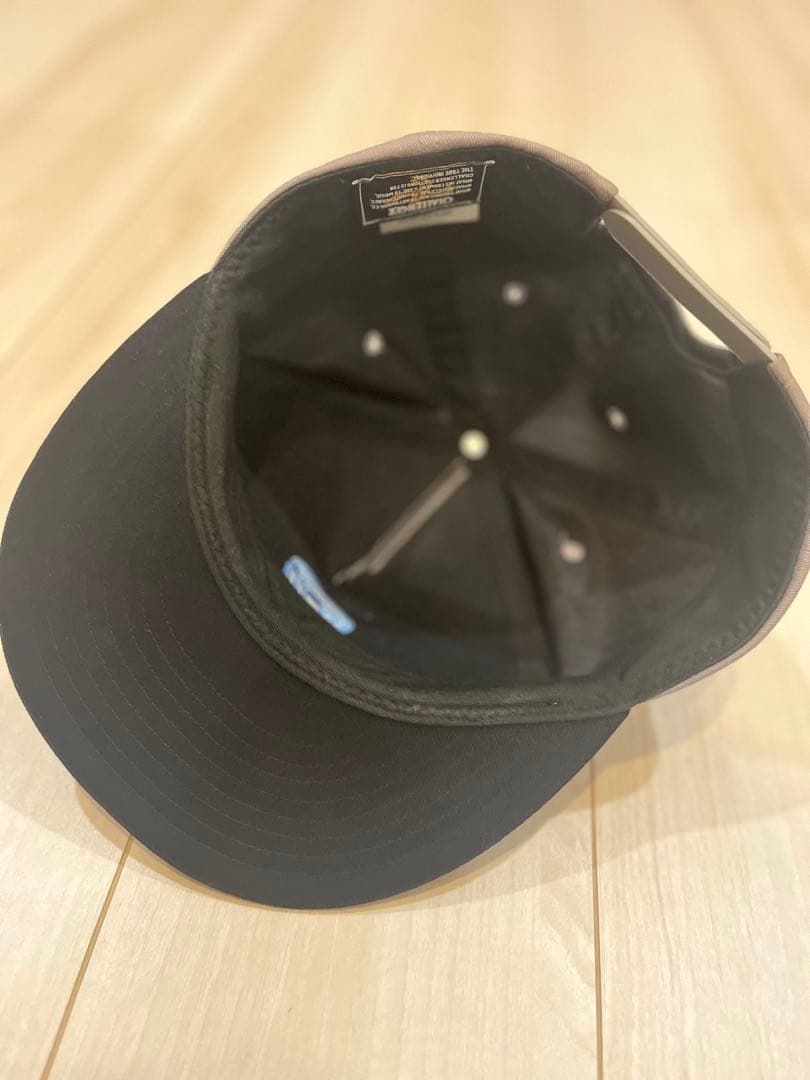 帽子 CHALLENGER RECORDS CAP GRAY x BLACK
