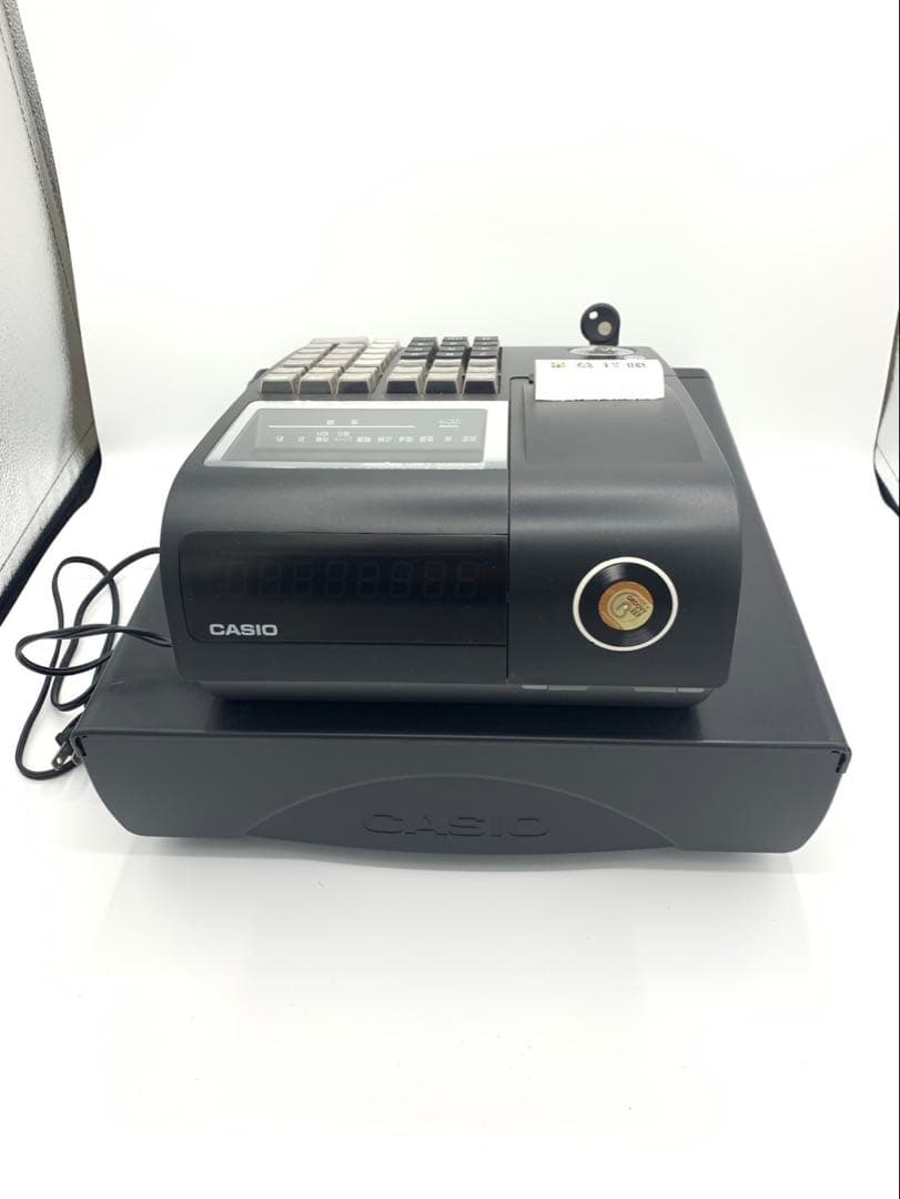 CASIO TE-300 電子レジスター ブラック 【動作確認・初期化設定済み】