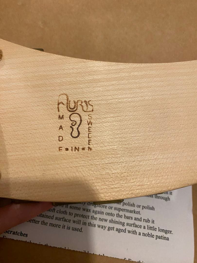 AURIS 鉄琴 7音 箱・説明書・マレット2本付き