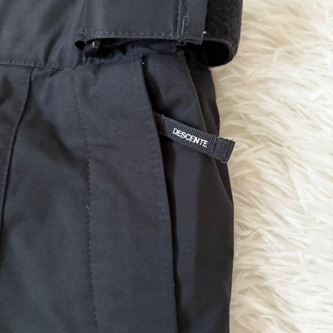 美品☆DESCENTE デサント スキーウェア　上下セット　11号　ブラック　黒