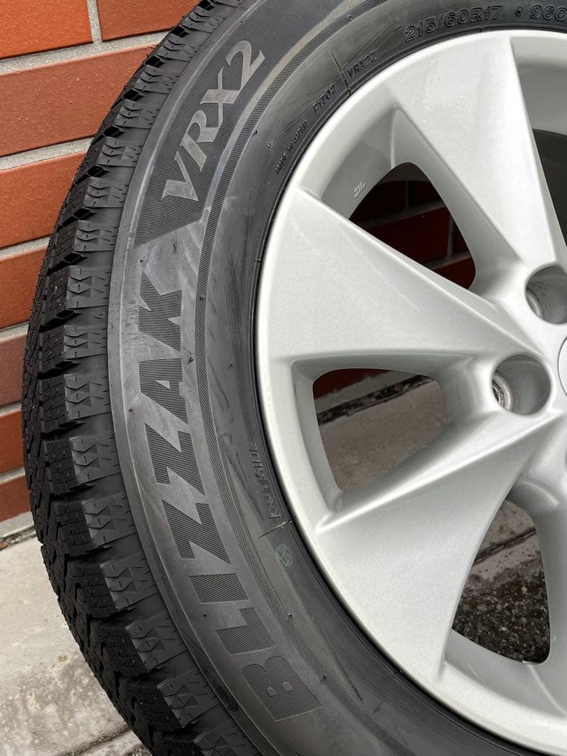 【引取限定】アルファード純正17インチホイール スタッドレスタイヤセット室内保管