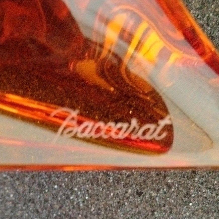 【新品】バカラ　鳥　 オウム 　動物　 置物 　バード オブジェ　クリスタル