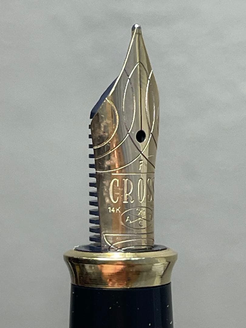 CROSSクロス万年筆タウンゼント マーブルグリーン 14K585 ゴールド金具