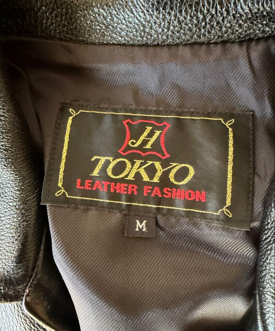 【舶来堂】革ジャン Mサイズ 矢沢永吉 キャロル 昭和レトロ レザージャケット