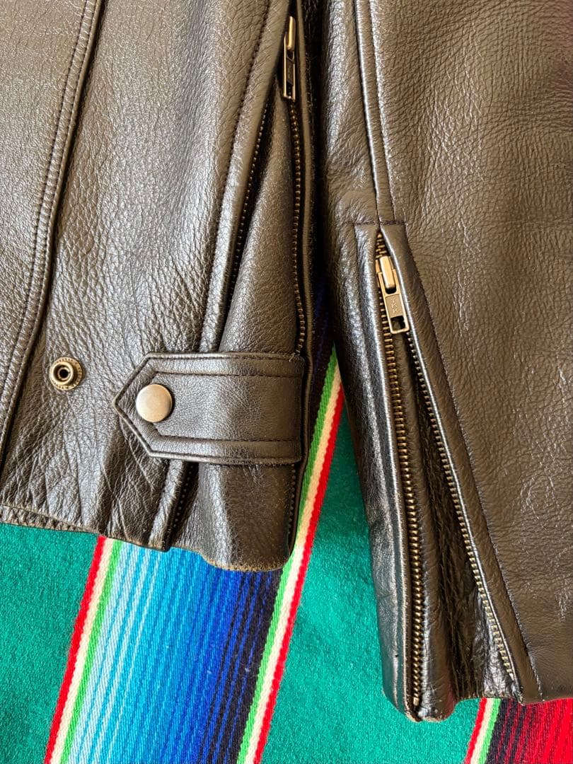 【舶来堂】革ジャン Mサイズ 矢沢永吉 キャロル 昭和レトロ レザージャケット