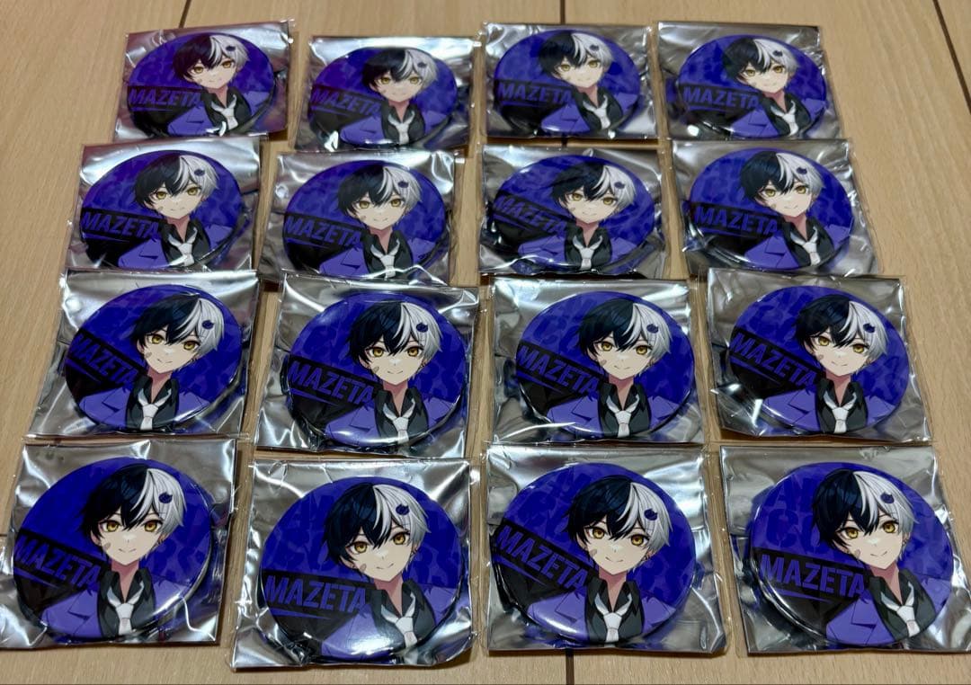 AMPTAK×COLORS まぜ太 缶バッジ 16個セット