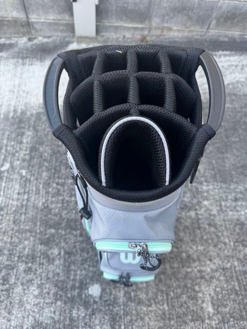 中古 Wilson ウィルソン キャディバッグ 9.5型 14分割 1.6kg