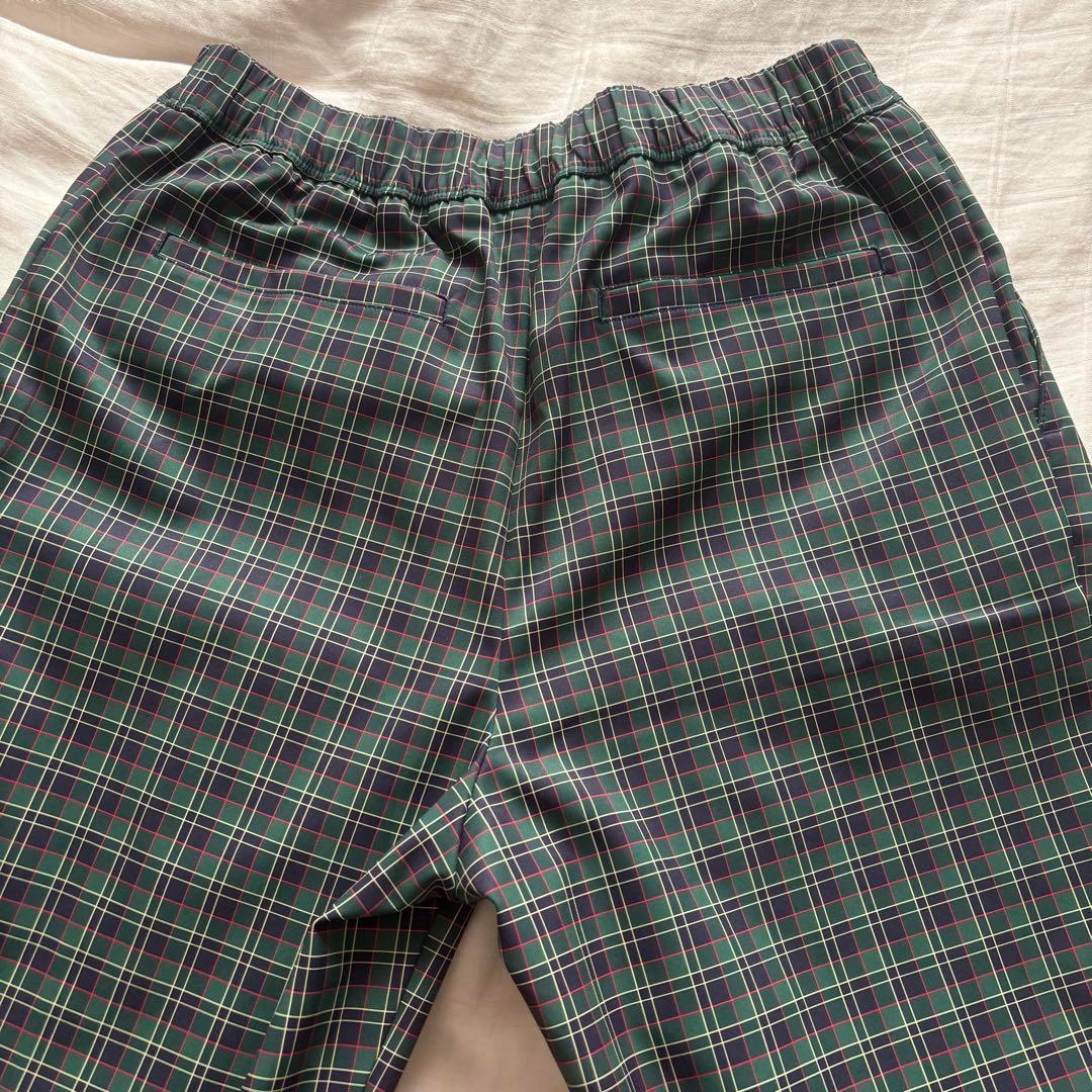 新品 タグ付 ラコステ ゴルフ パンツ チェック柄 レディース XL ◎