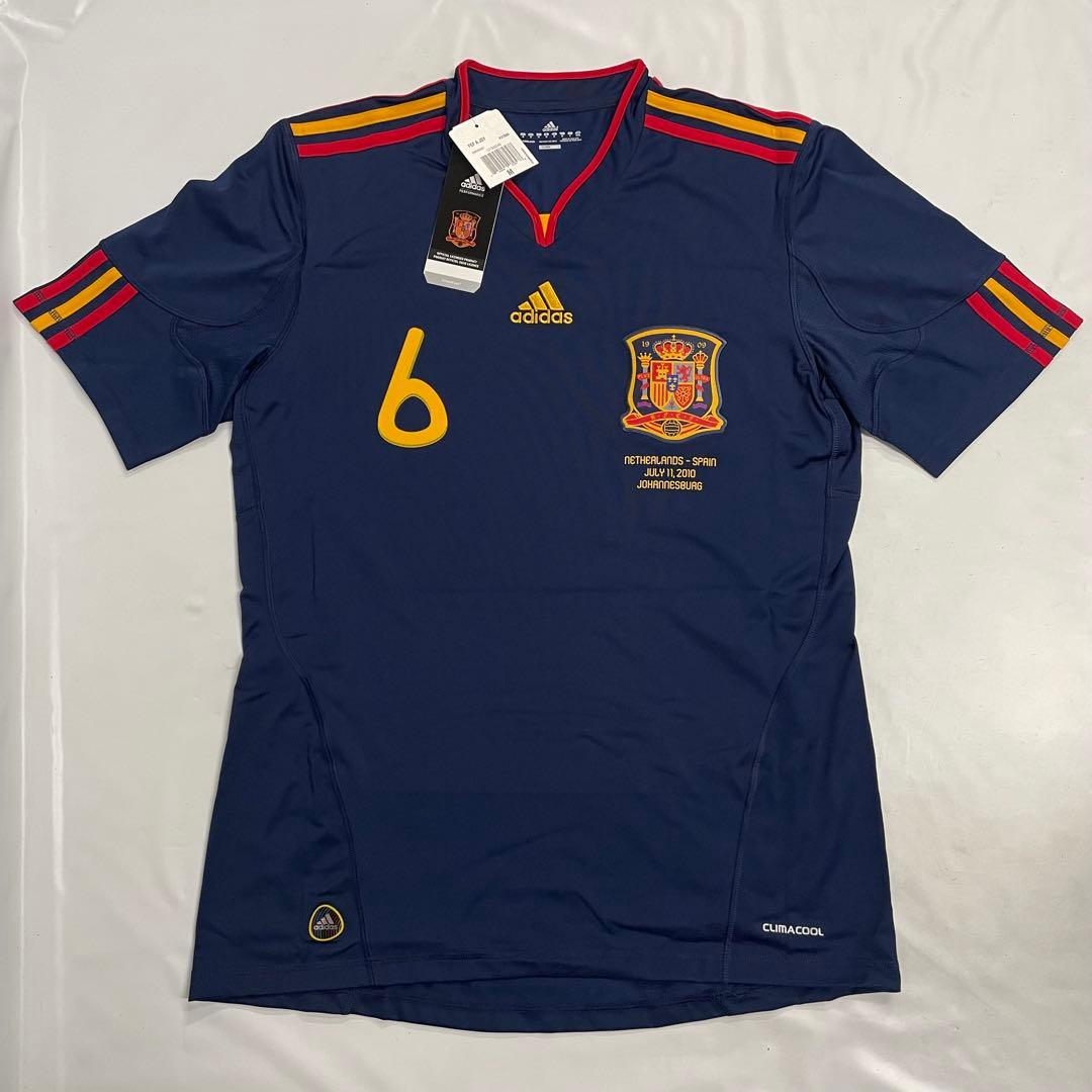 adidas スペイン代表 2010W杯 決勝 アウェイユニホーム イニエスタ