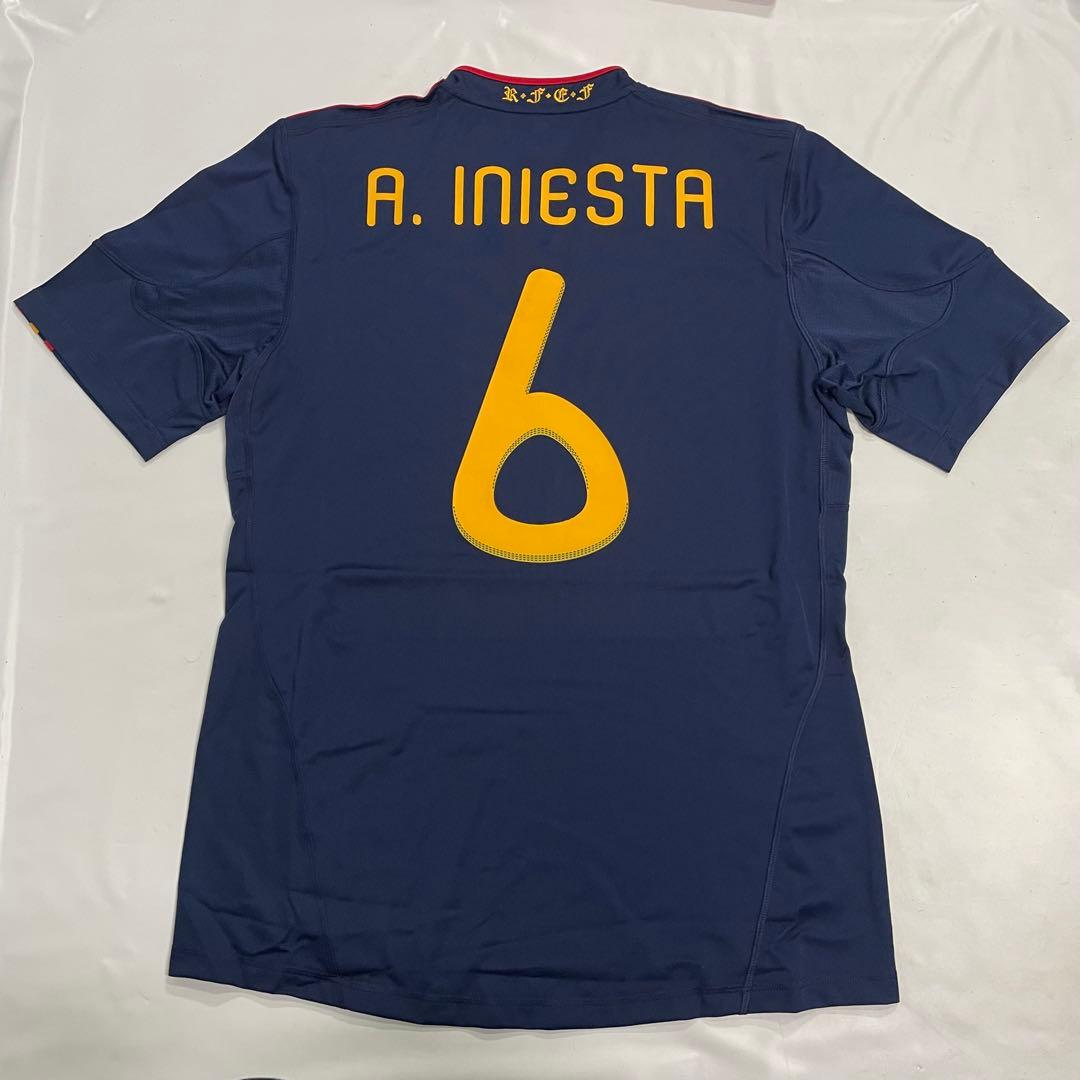 adidas スペイン代表 2010W杯 決勝 アウェイユニホーム イニエスタ