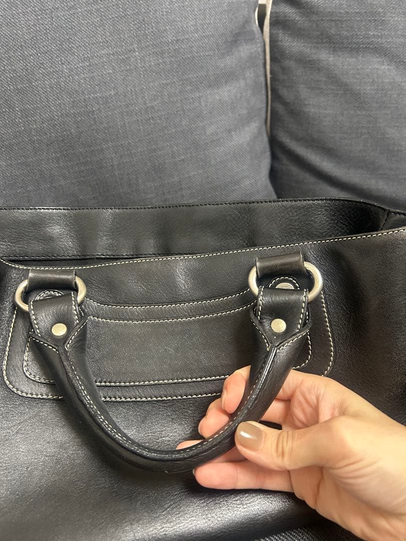 セリーヌ　Celine ブギーバッグ　黒　トリオンフ　チャーム付き