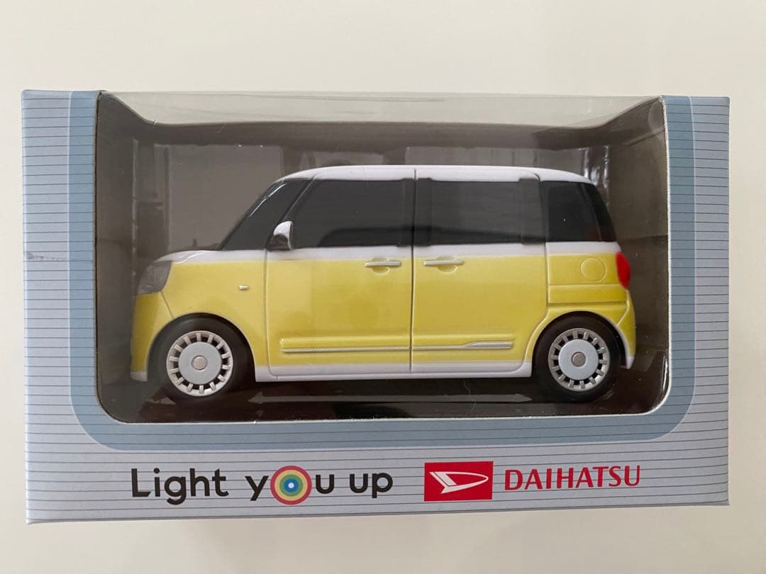 DAIHATSU CANBUS ミニカー イエロー/ホワイト
