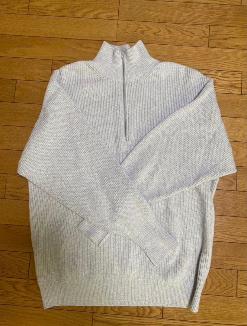 steven alan ハーフジップニット