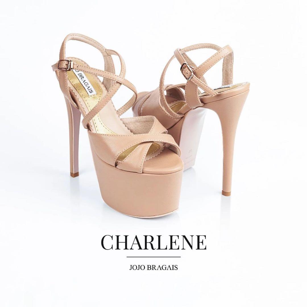 【美品】JOJO BRAGAIS ヒール 脚長効果 エレガント 入手困難