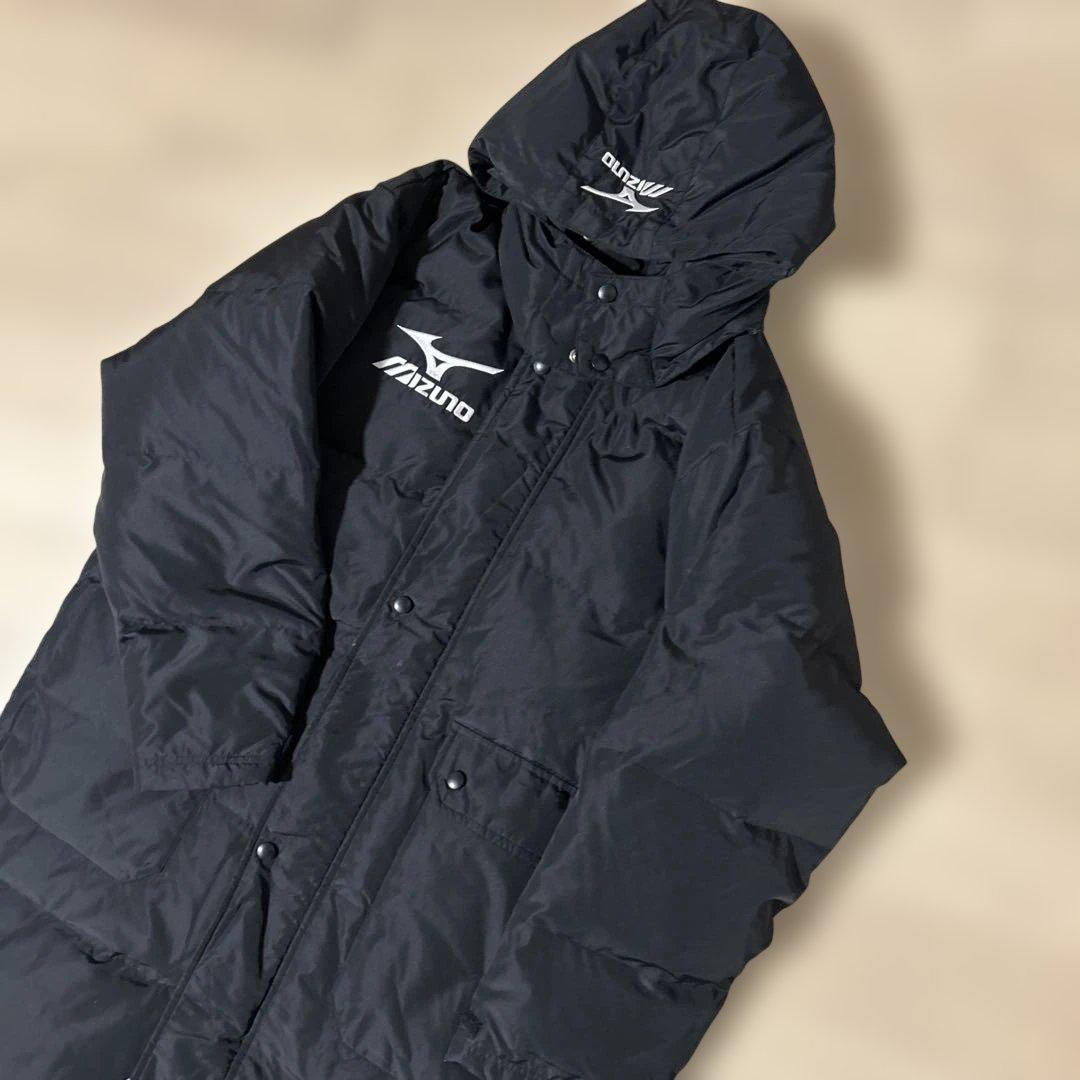 Mizuno 【美品ダウン ベンチコート S ミズノ ダウンコート　ロングコート
