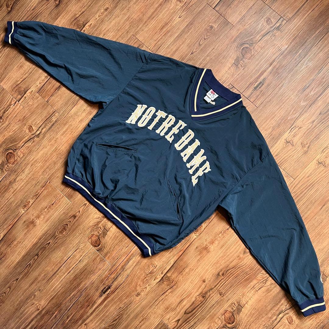 USA製【Rawlings ローリングス】ナイロンプルオーバー ノートルダム大学