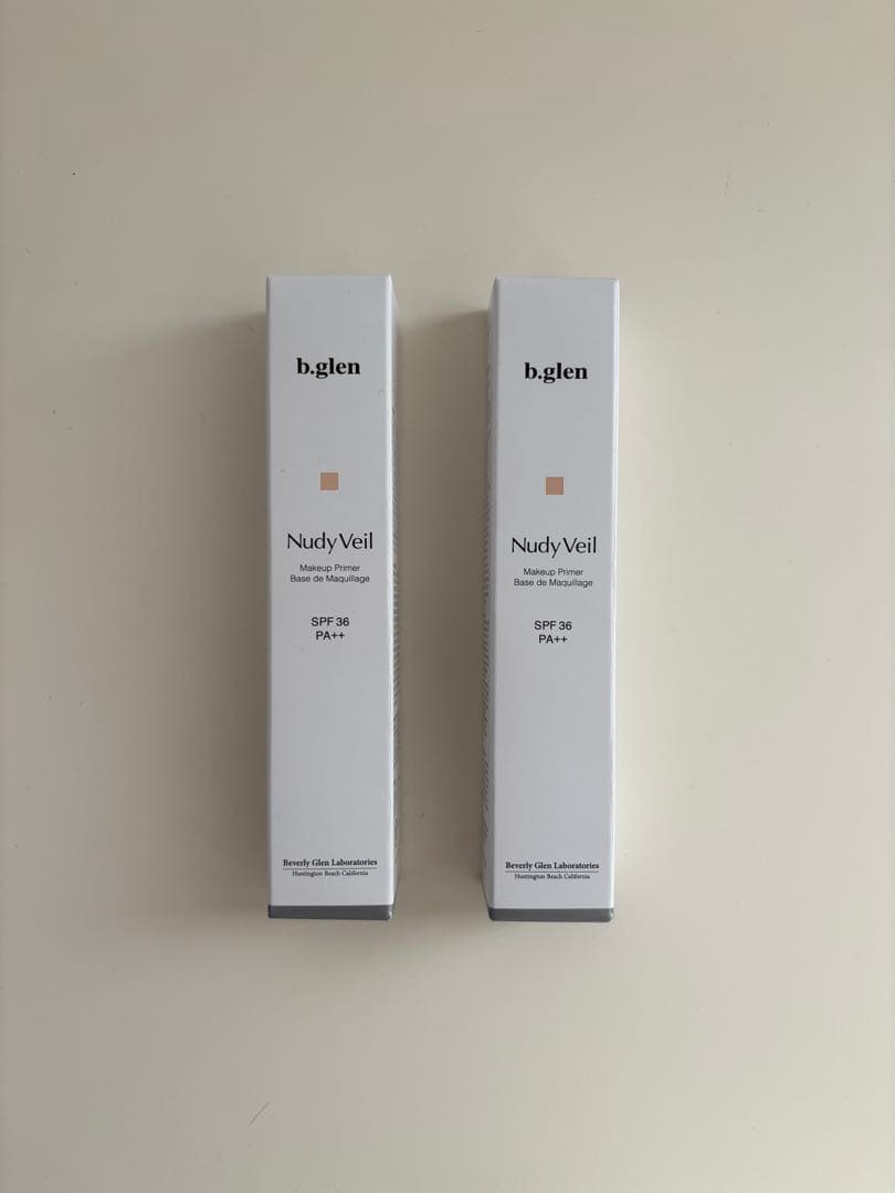 【新品未開封２本セット】ビーグレン　ヌーディーヴェール　化粧下地 b.glen