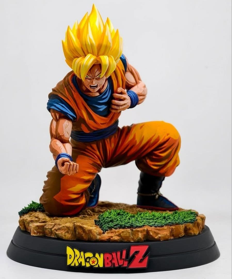 ドラゴンボール 孫悟空 リペイント 超サイヤ人 フィギュア ガレージキット