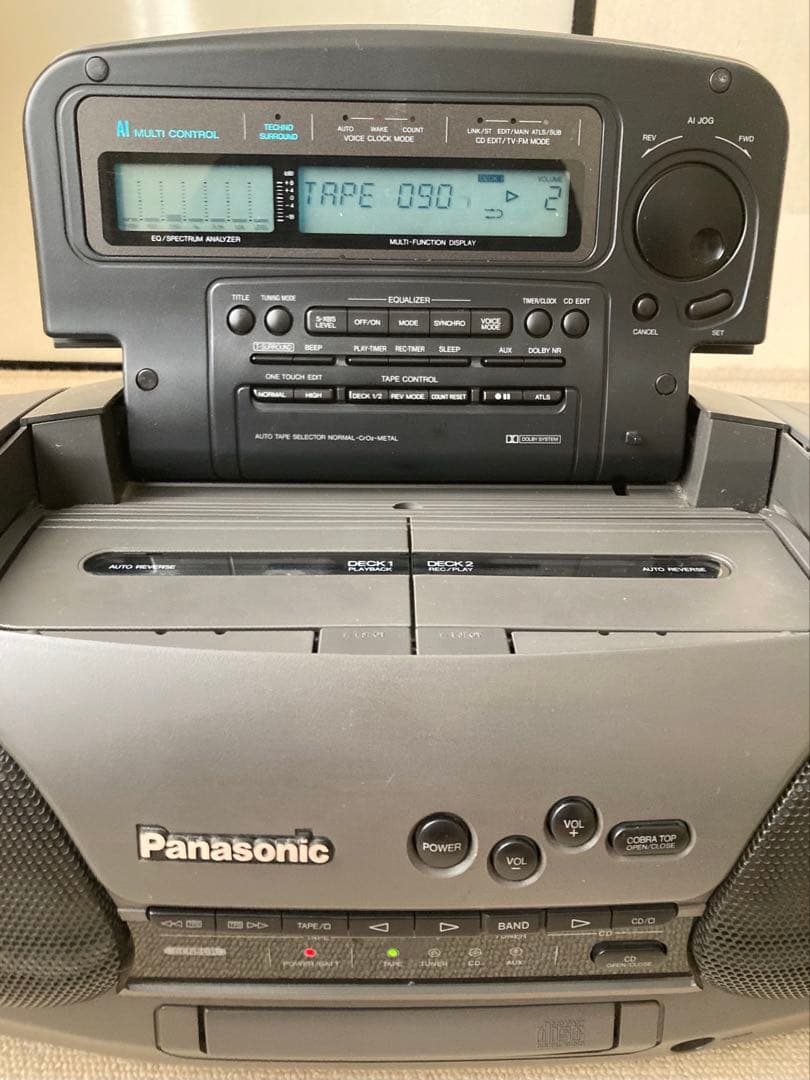 パナソニック RX-DT909 バブカセ コブラトップ CDラジカセ