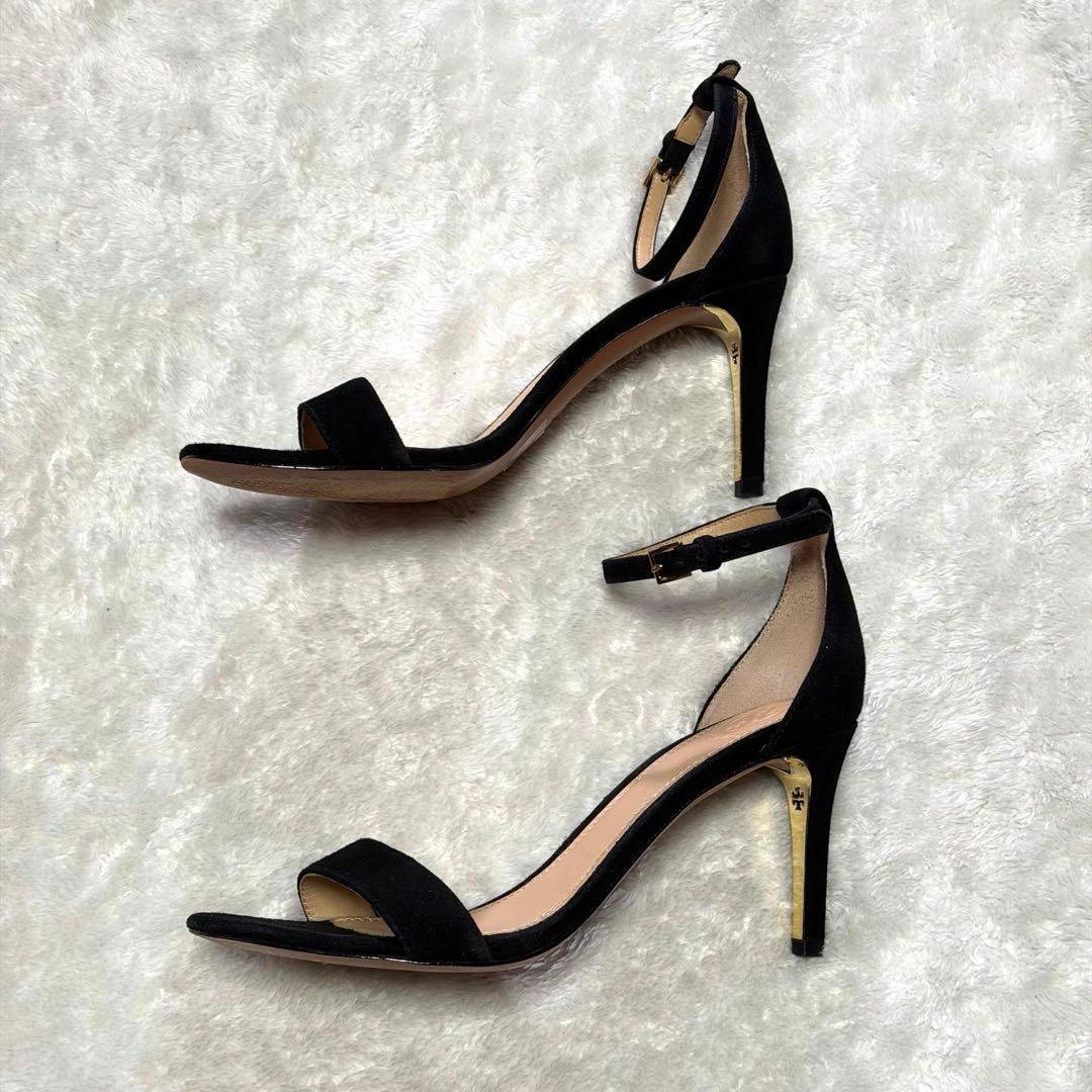 美品★トリーバーチ　パンプス　ブラック　24cm スエード