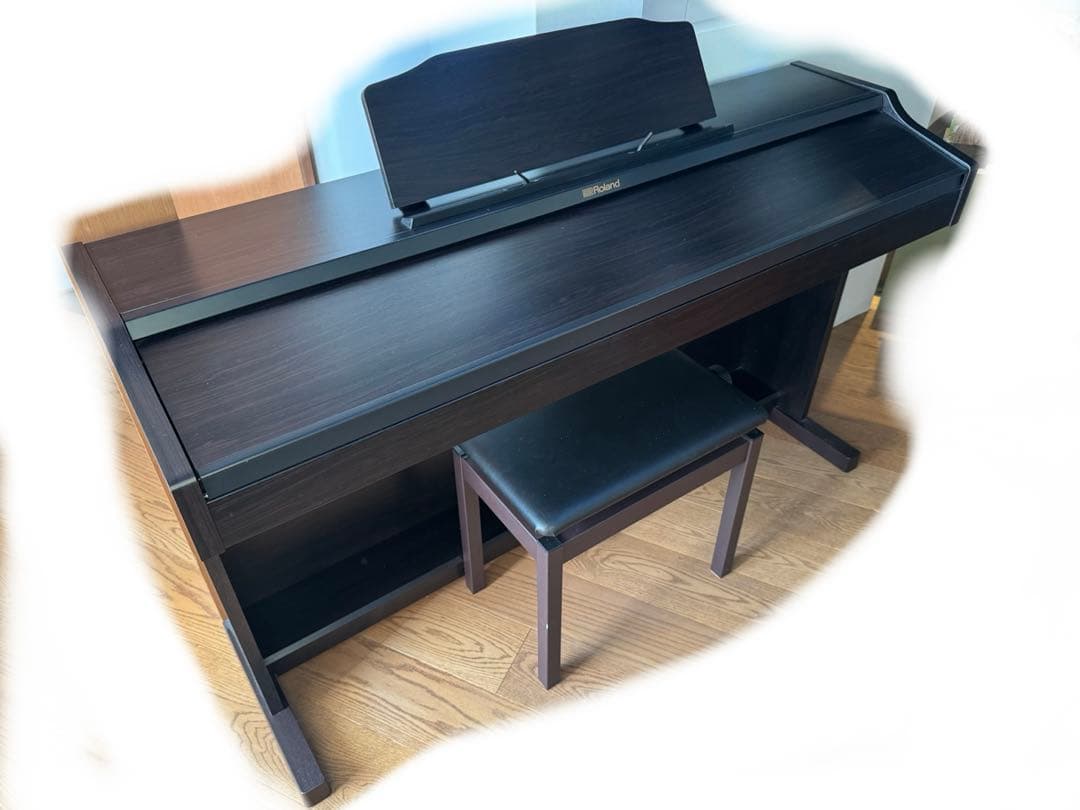 Roland デジタルピアノ ダークウッド 椅子付き 2020年製
