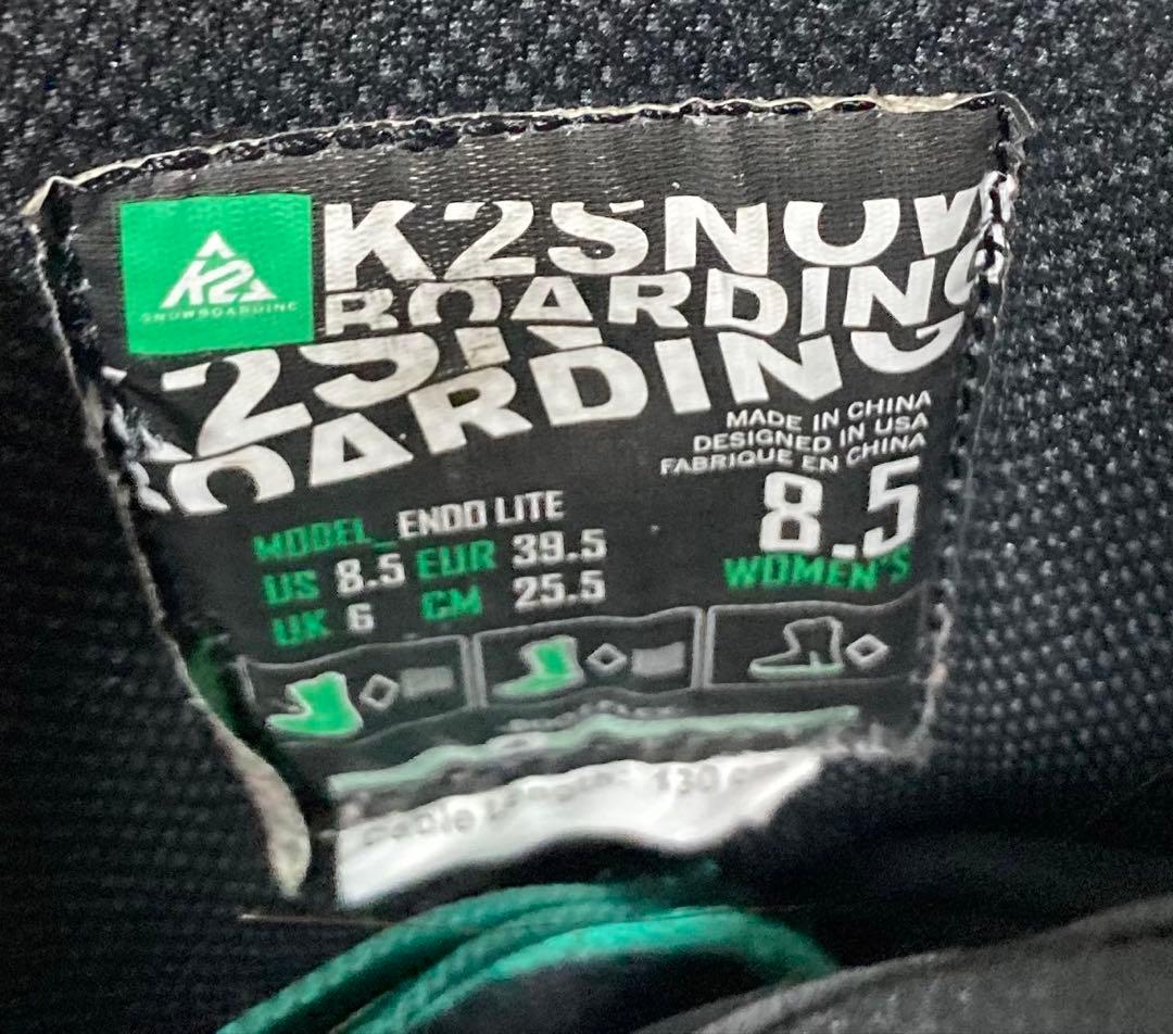 K2 ENDO LITE BOA 25.5cm スノーボードブーツ レディース