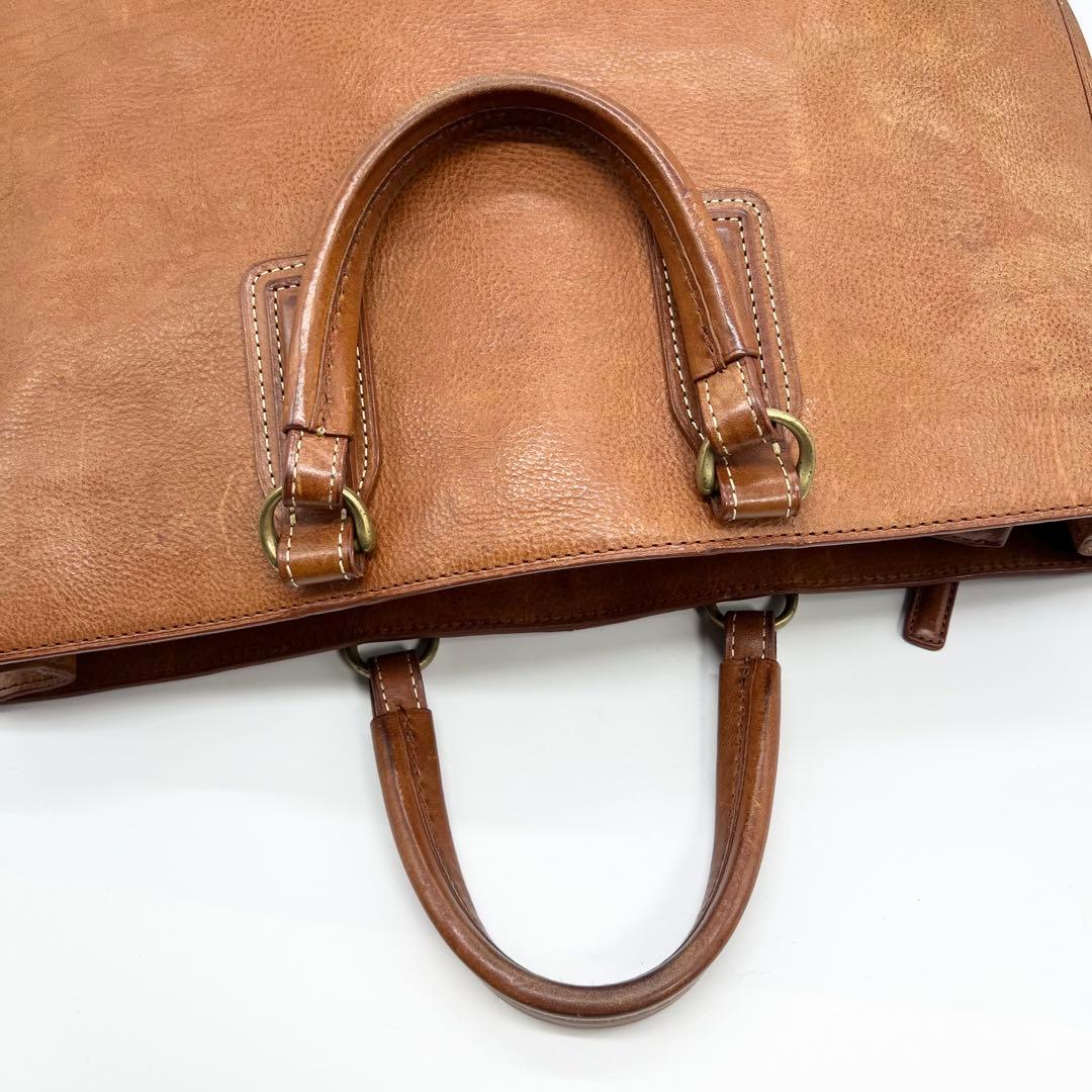 土屋鞄　ビジネスバッグ　ウルバーノ　シティトート　レザー　ブラウン　A4可