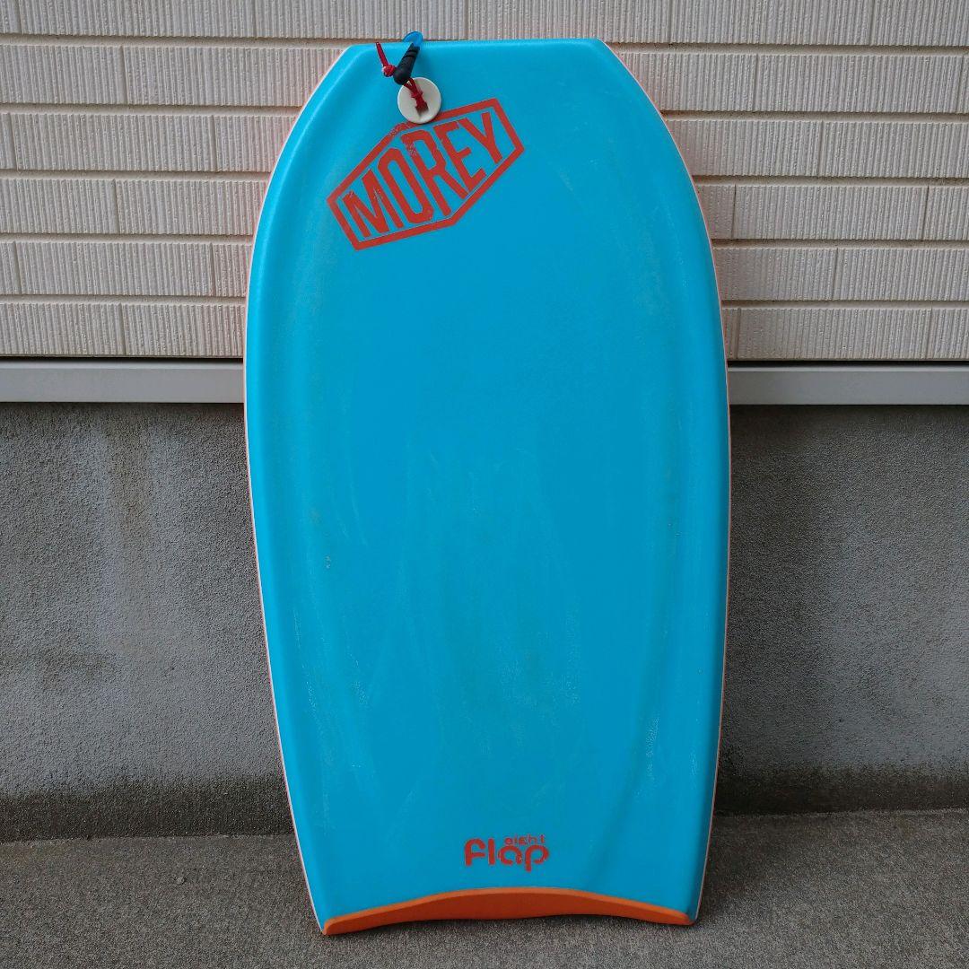 モーレー ボディボード クリエイチャー リーシュコード付 水色 オレンジ