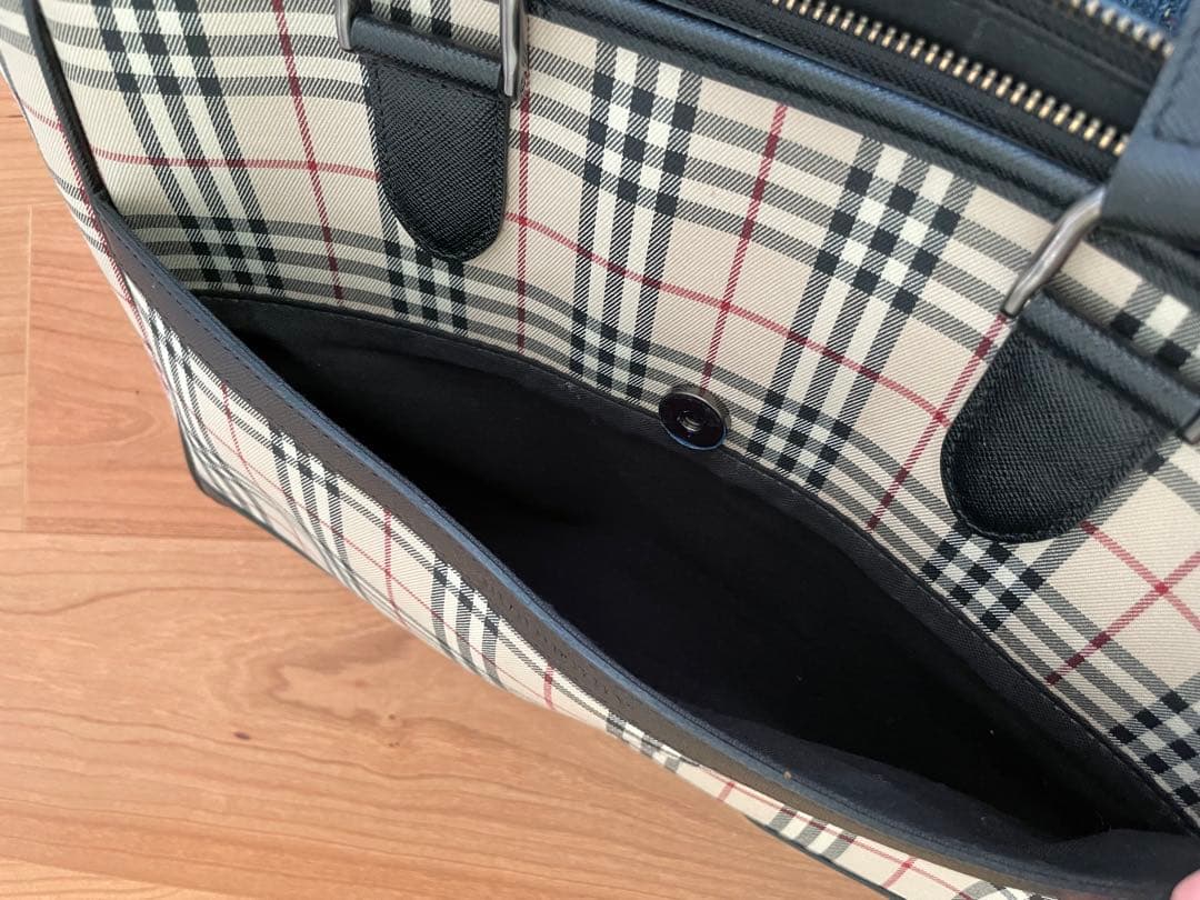 美品 バーバリー ノバチェックハンドバッグ Burberry 正規品