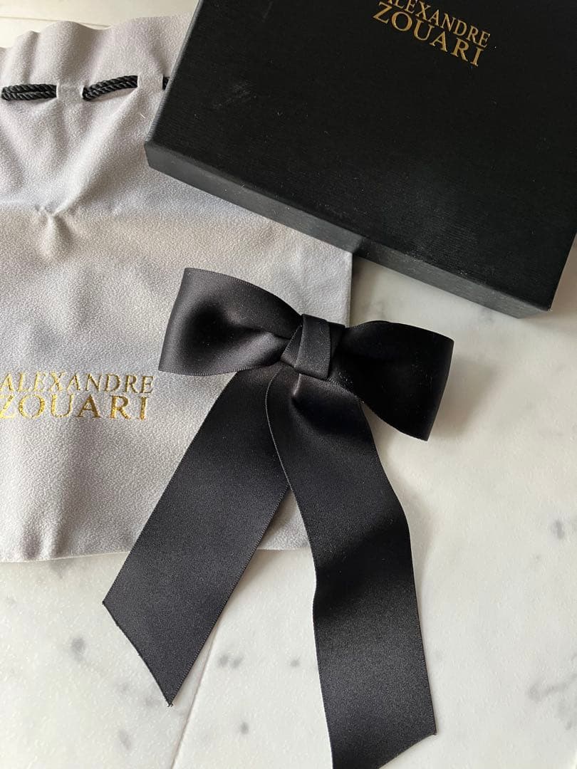 御専用　新品　ALEXANDRE ZOUARI アレクサンドル ズアリ リボン