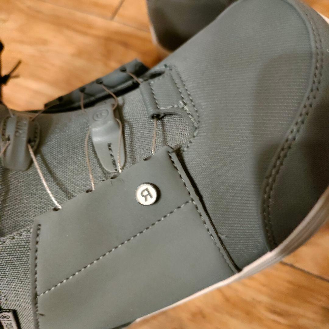 美品 RIDE HERA ヘラ 25.0cm Wボア グレー スノボブーツ　高級