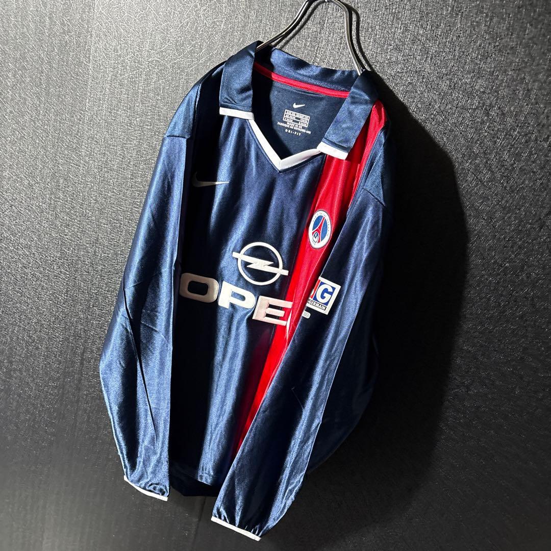 【★PSG】 古着 NIKE メンズ サッカー ユニフォーム 2XL 長袖 希少