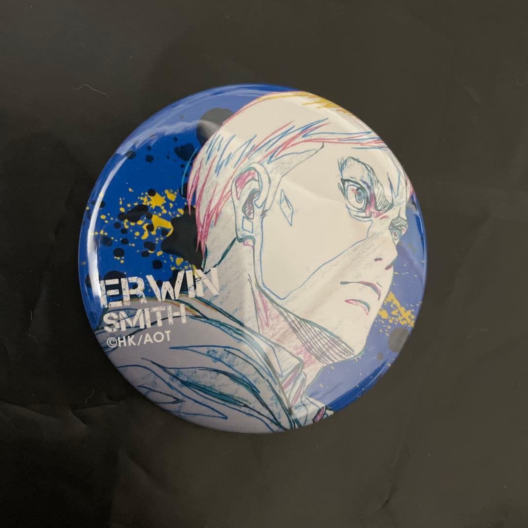 【レア】　進撃の巨人　エルヴィン・スミス　WIT STUDIO限定　缶バッジ